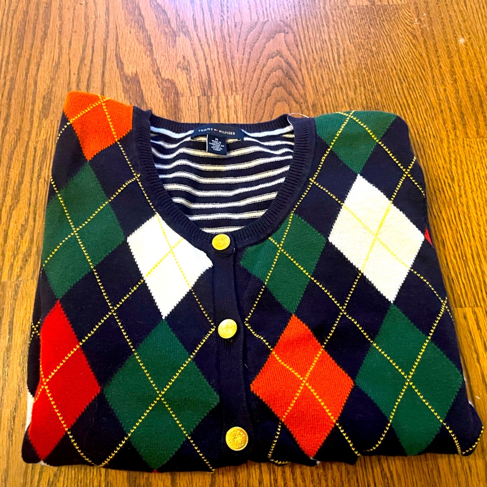 Tommy Hilfiger Classic Cardigan Size Medium